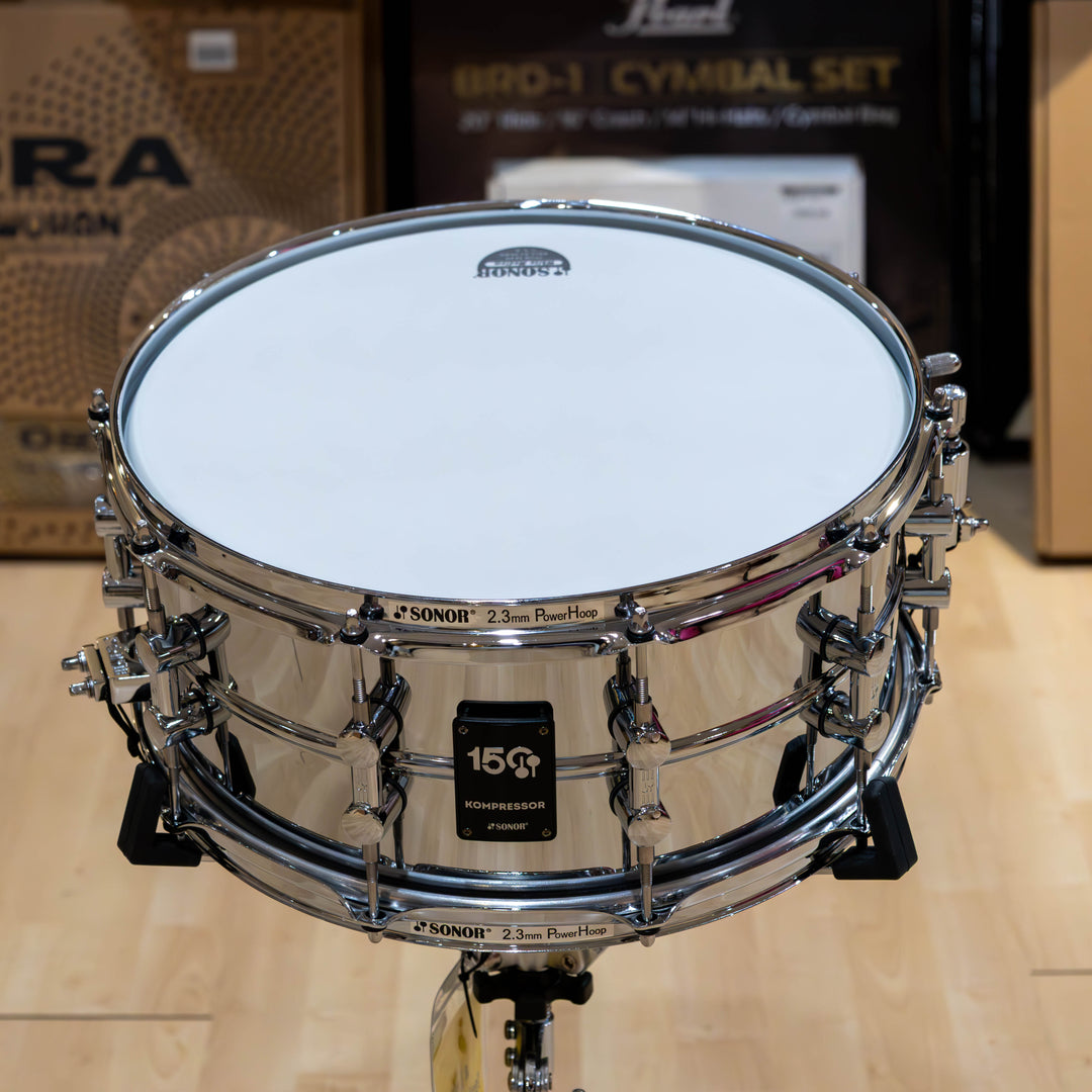 Sonor Kompressor S.D. 14" x 5.75" 150th Anniversary Steel Shell Snare Drums - Limited Edition