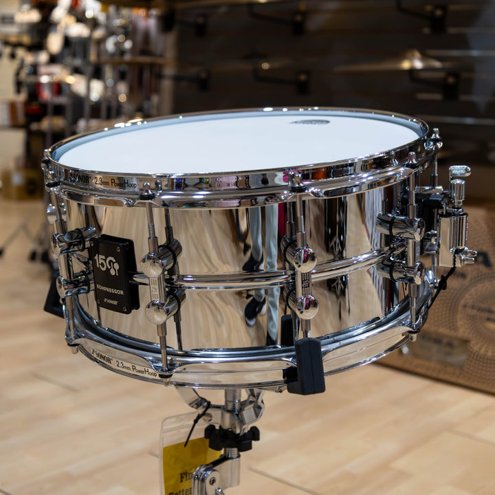 Sonor Kompressor S.D. 14" x 6.5" 150th Anniversary Steel Shell Snare Drums - Limited Edition