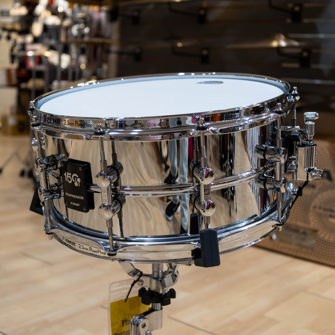 Sonor Kompressor S.D. 14" x 5.75" 150th Anniversary Steel Shell Snare Drums - Limited Edition