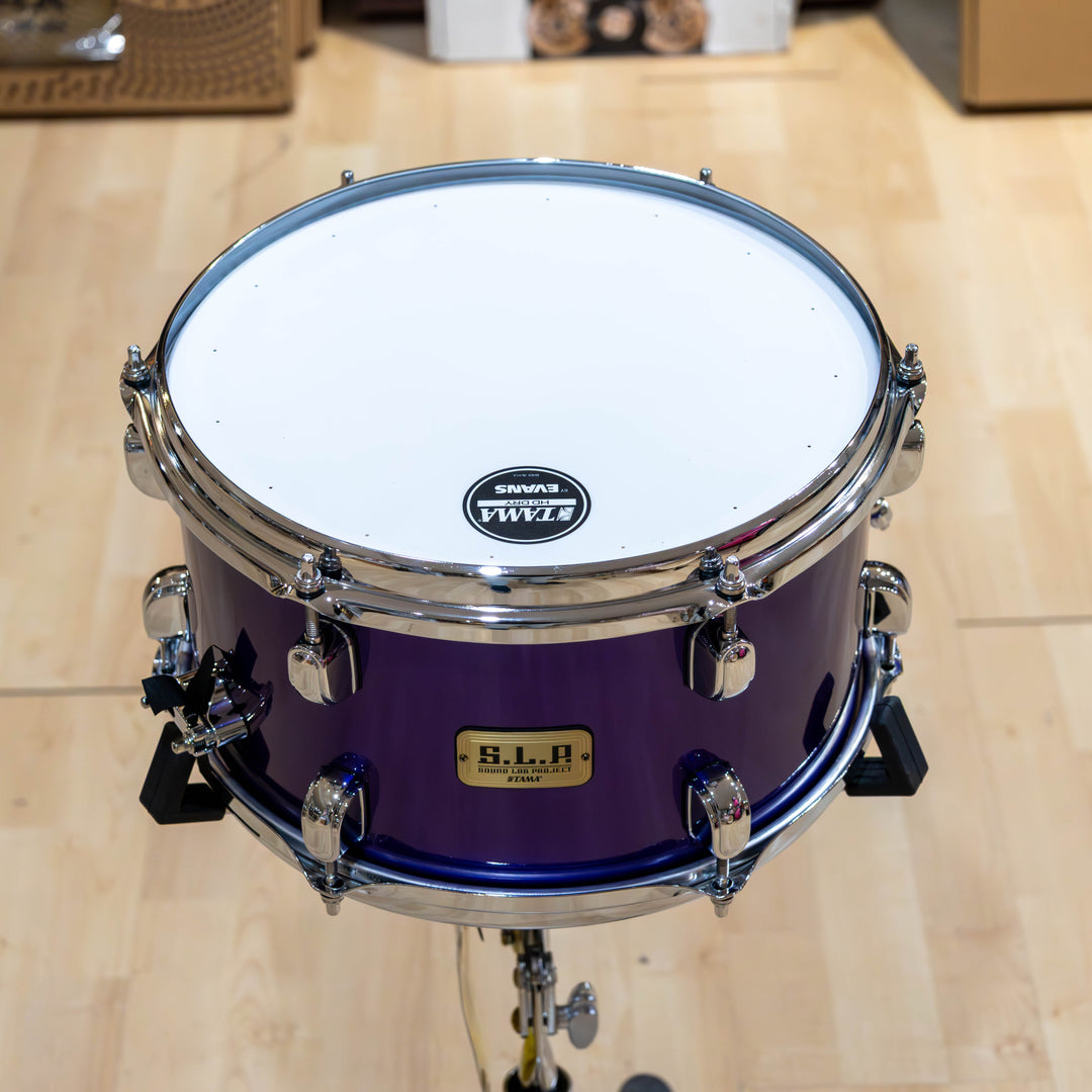 Tama LBU127CGPP- Tama S.L.P. 12 x 7  Bubinga "Artist Model" Snare Drum Galactic Purple