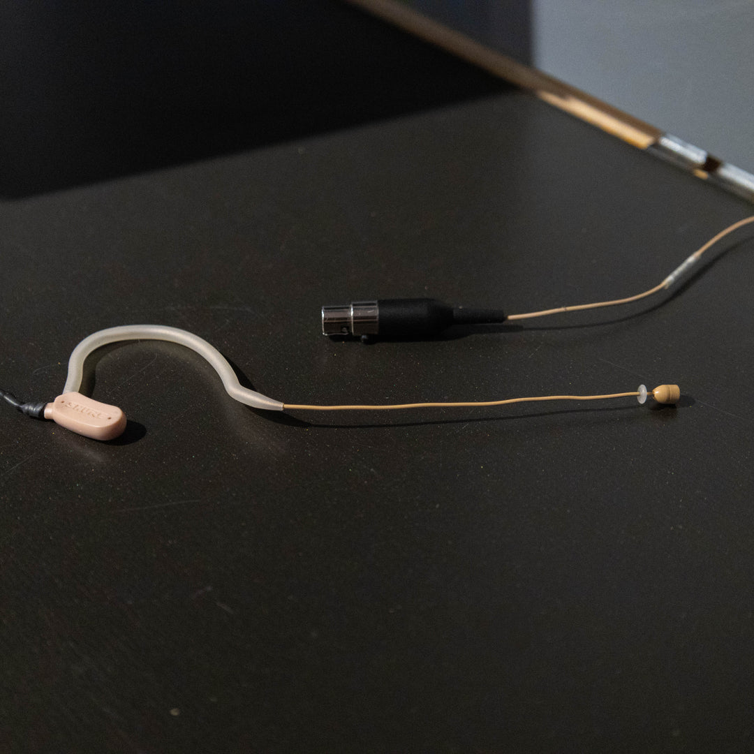 Shure MX153 Earset Headworn Microphone Tan (Used)