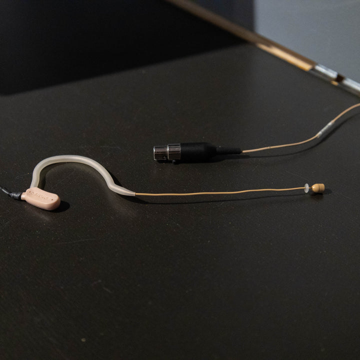 Shure MX153 Earset Headworn Microphone Tan (Used)