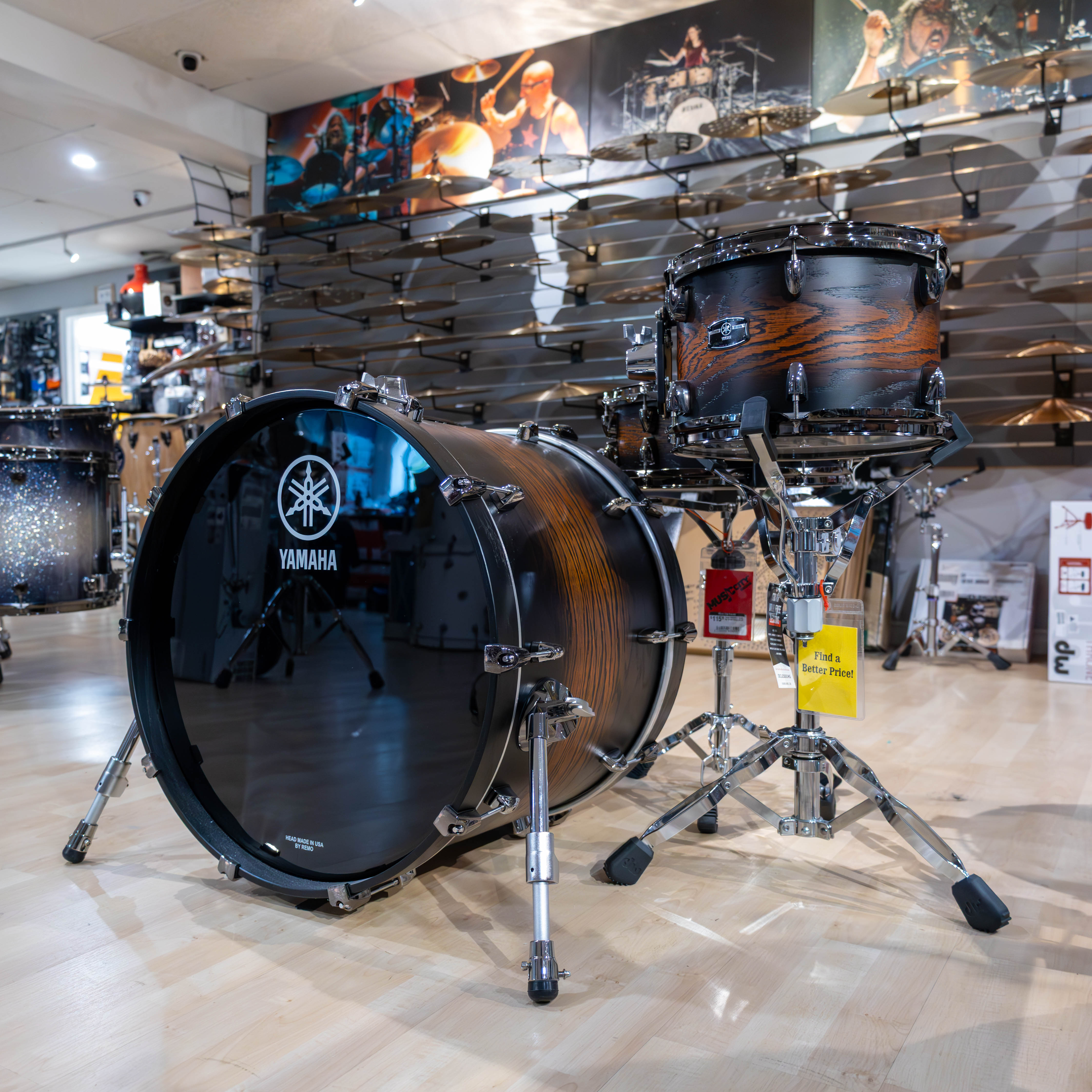 Yamaha Live Custom Hybrid Oak 3-Piece Shell Pack - Uzu Earth