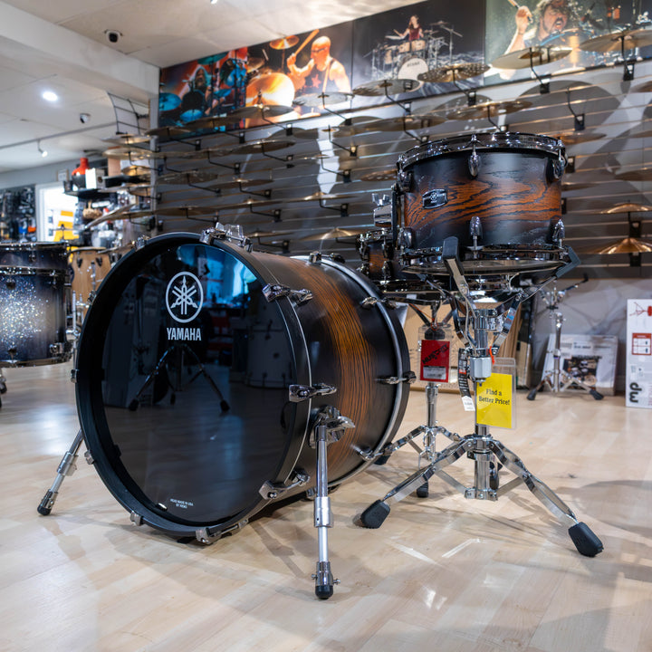 Yamaha Live Custom Hybrid Oak 3-Piece Shell Pack - Uzu Earth SunBurst (Demo)