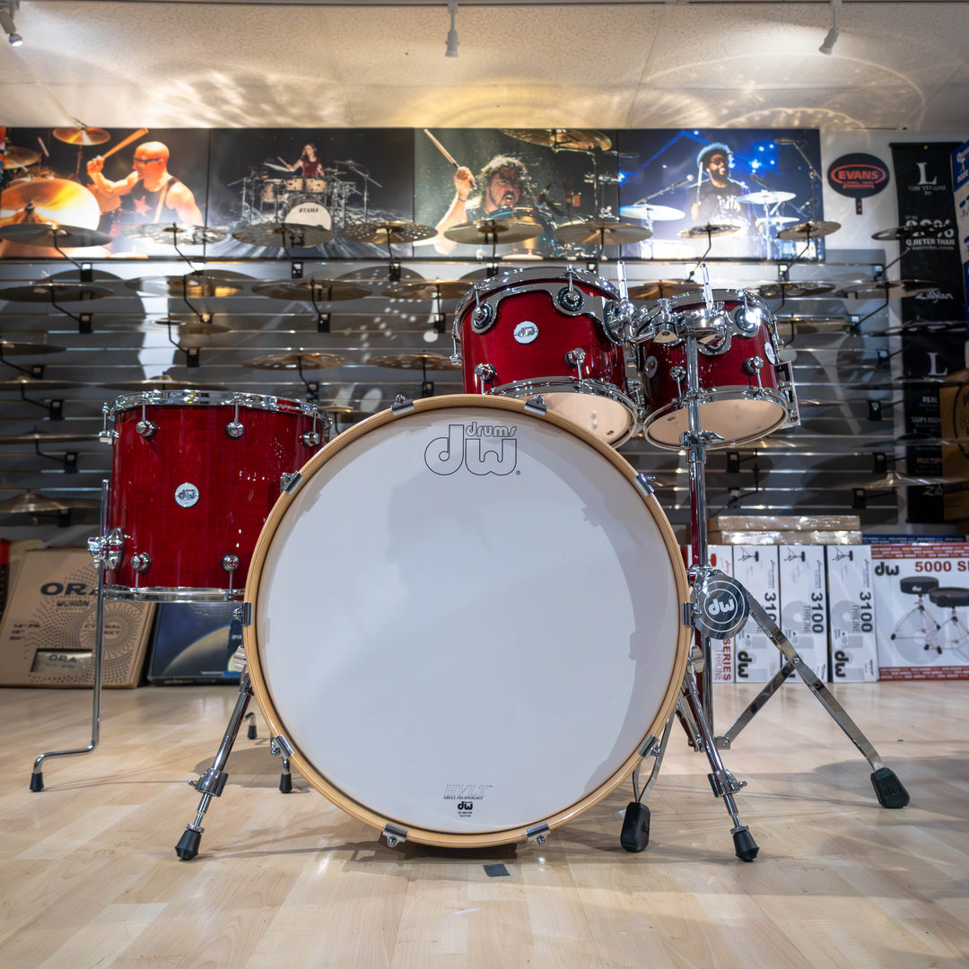 DW Design Series 4-piece Shell Pack - Cherry Stain