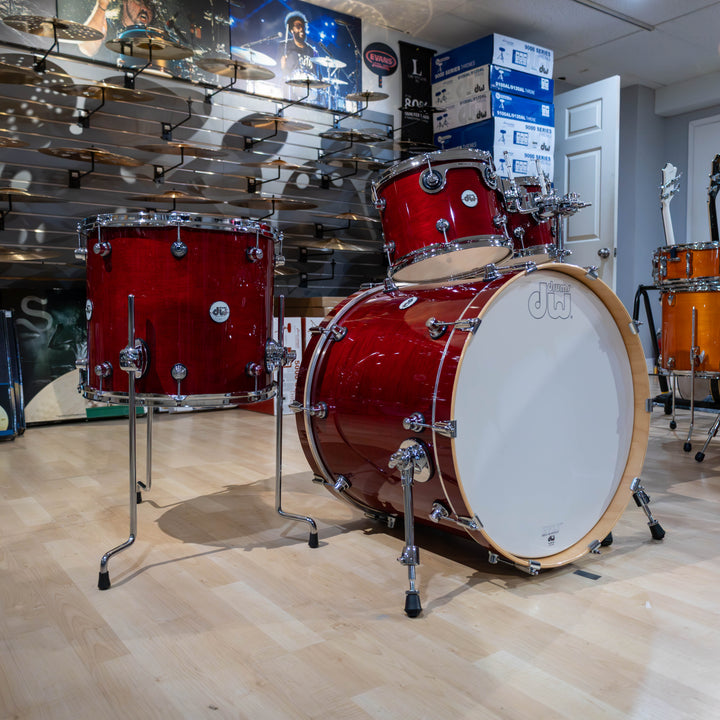 DW Design Series 4-piece Shell Pack - Cherry Stain