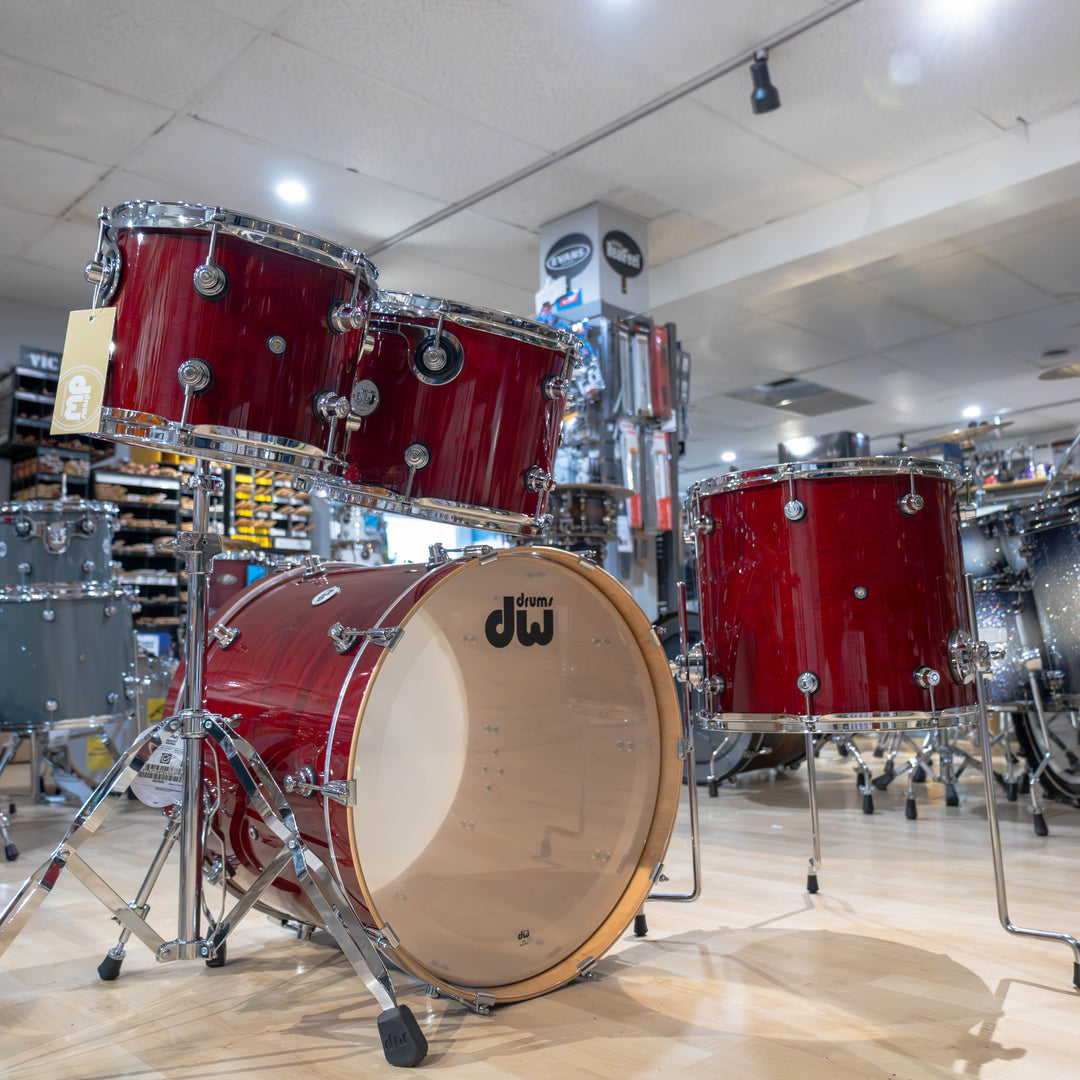 DW Design Series 4-piece Shell Pack - Cherry Stain