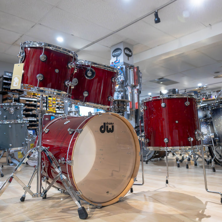 DW Design Series 4-piece Shell Pack - Cherry Stain