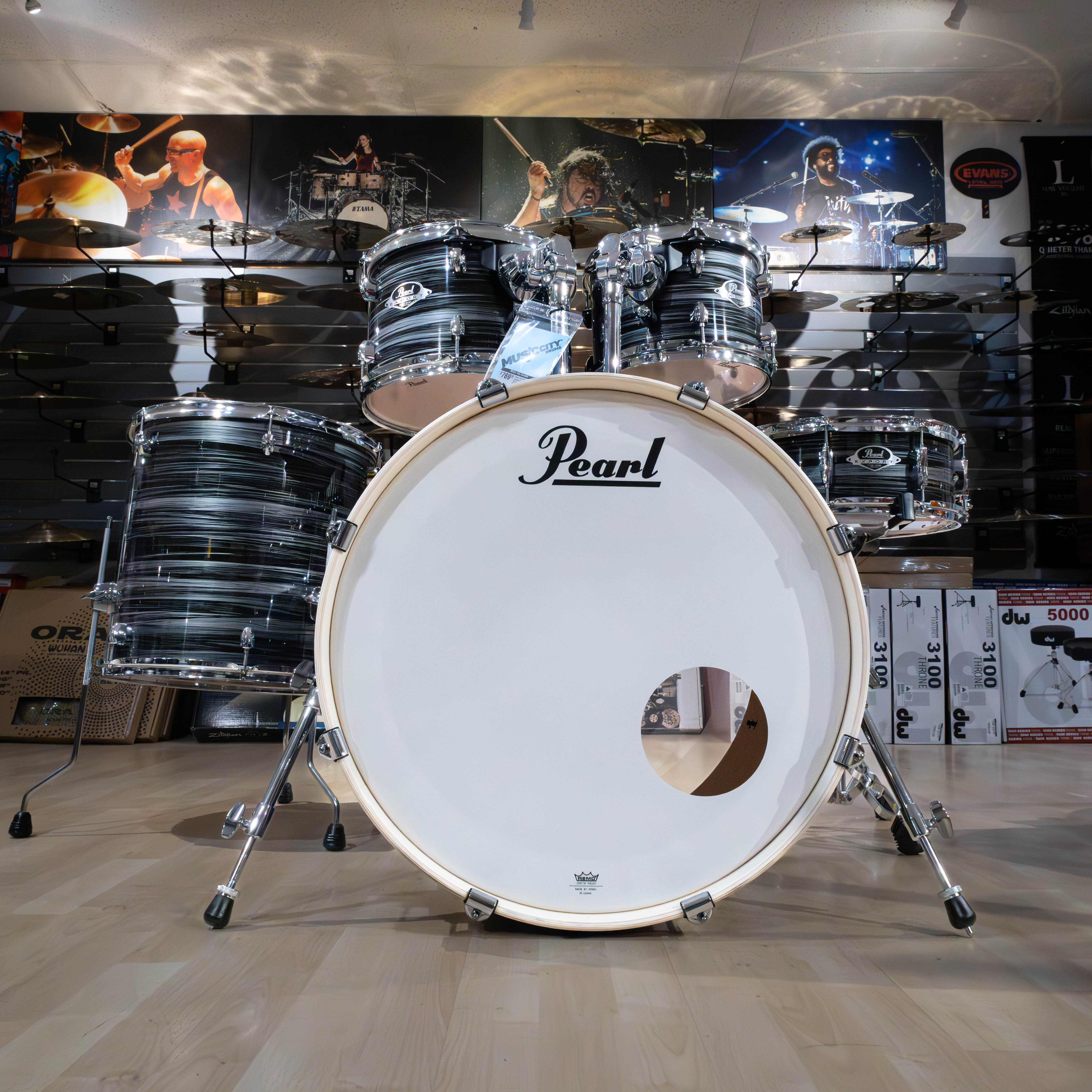 Pearl EXX725SPC Export Series 5-Piece Drum Kit - Slipstream White