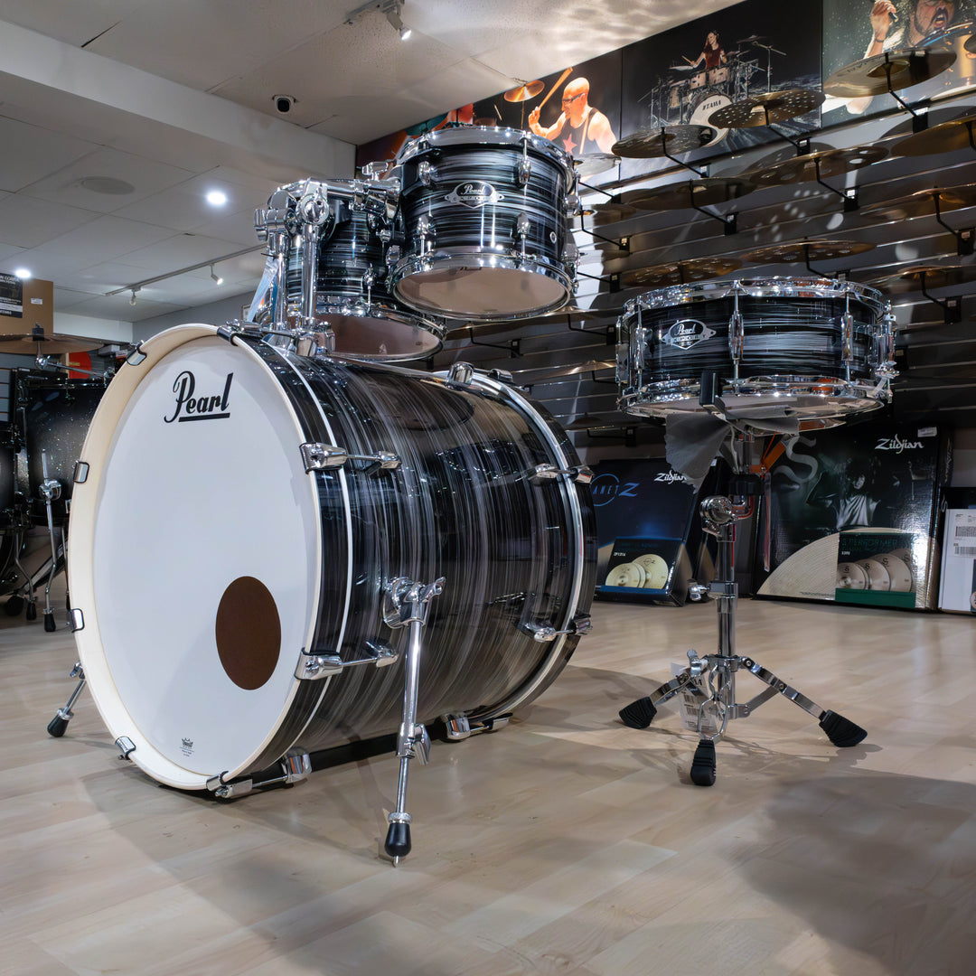 Pearl EXX725SPC Export Series 5-Piece Drum Kit - Graphite Silver Twist (NO hardware, cymbals, throne)