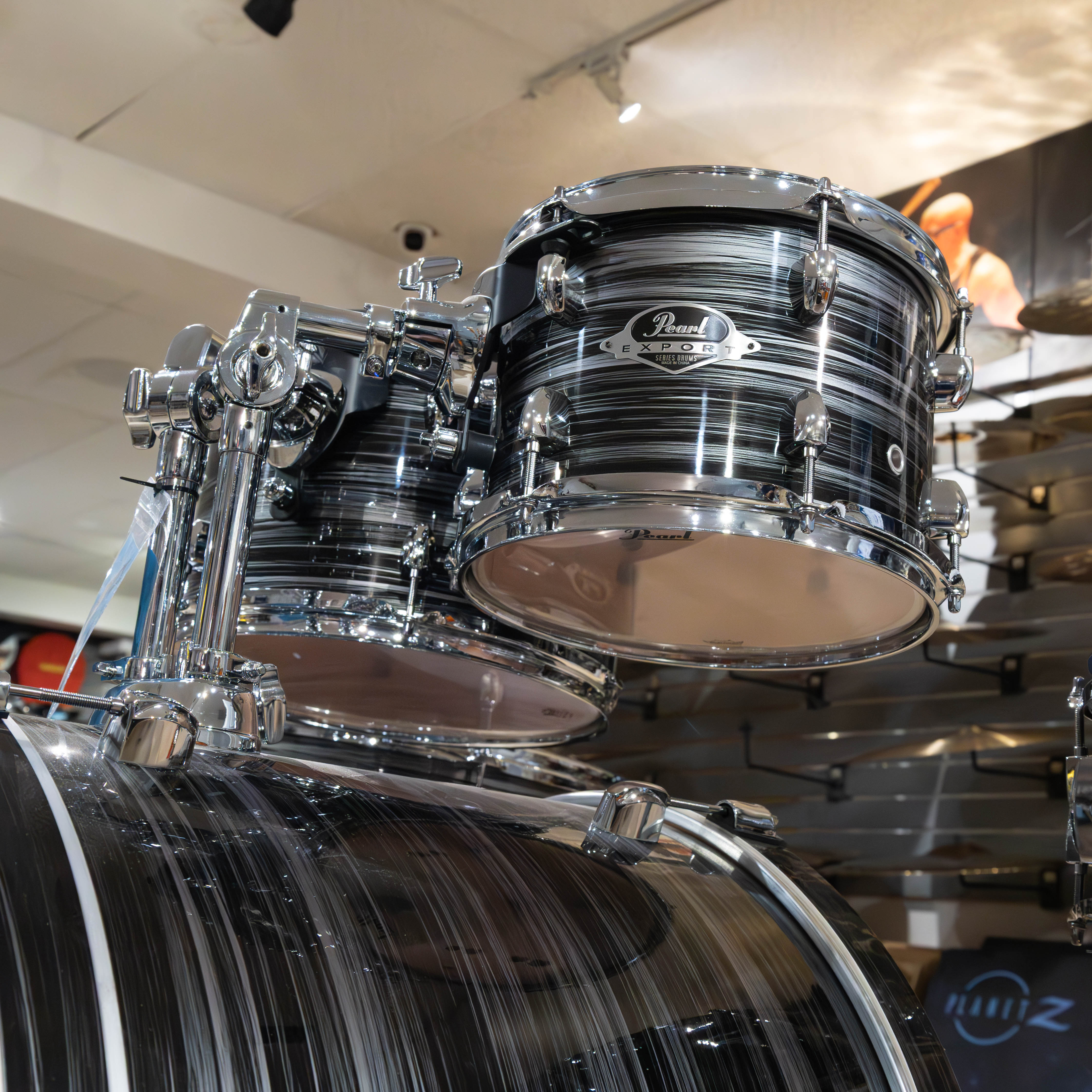 Pearl EXX725SPC Export Series 5-Piece Drum Kit - Graphite Silver