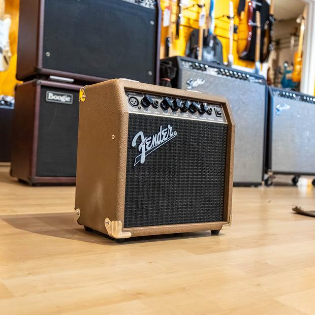 Fender Acoustasonic 15 2-Channel Combo Amp - Brown and Wheat (Demo)
