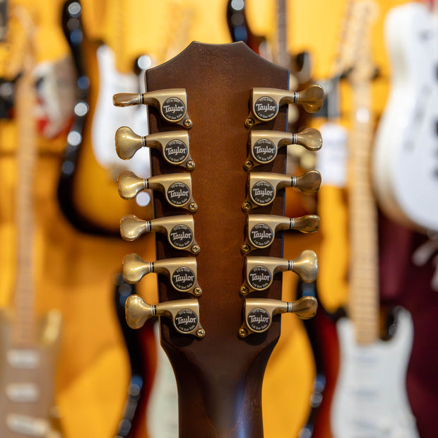 Taylor Guitars Builder's Edition 652ce WHB, West African Crelicam Ebony Fretboard, Expression System ® 2 Electronics, Beveled Cutaway with Taylor Deluxe Hardshell Brown Case