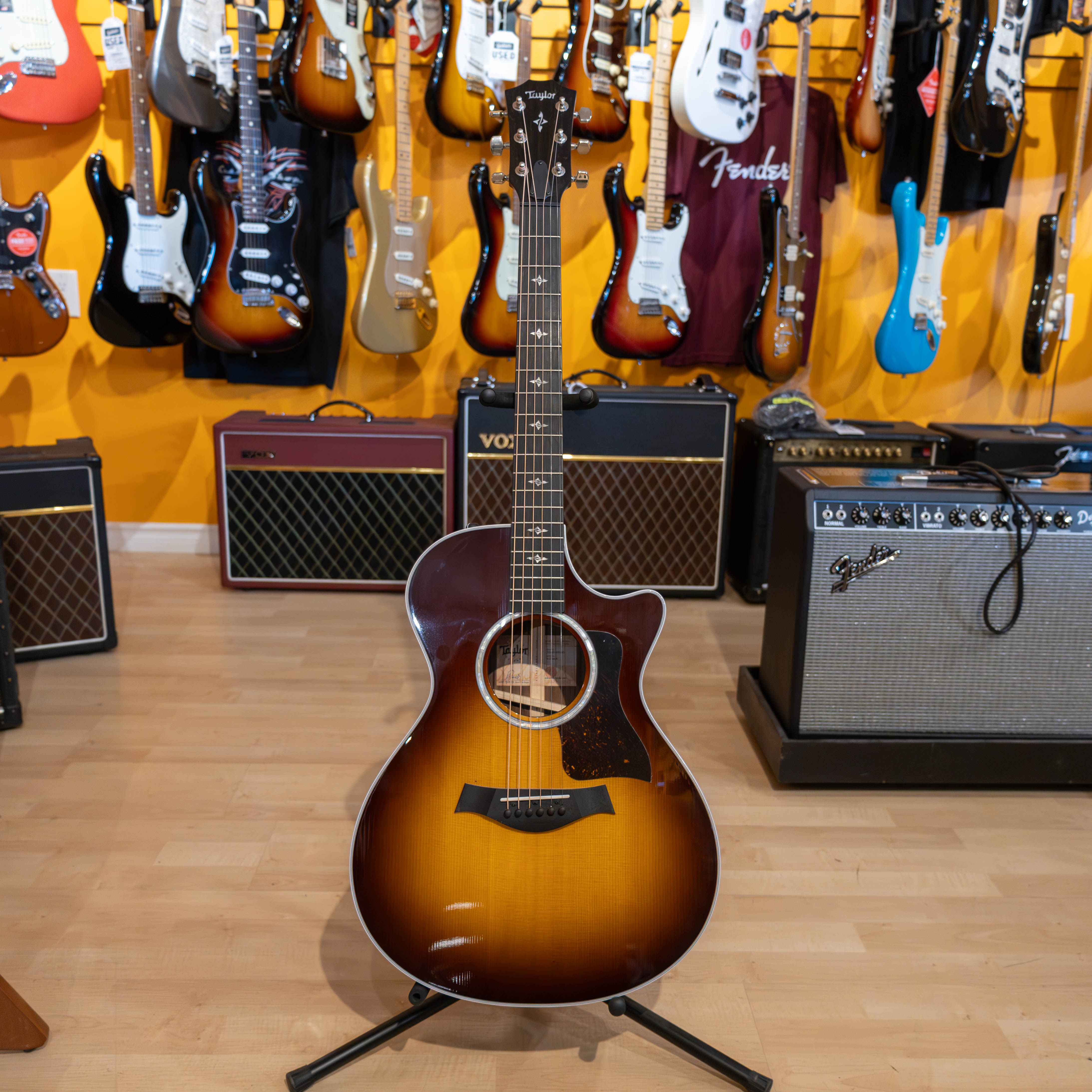 Taylor Guitars 317e Sapele Acoustic-Electric Guitar w/ Deluxe