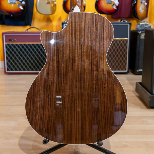 Taylor Guitars 412ce, West African Crelicam Ebony Fretboard, Expression System ® 2 Electronics, Venetian Cutaway withTaylor Deluxe Hardshell Brown Case