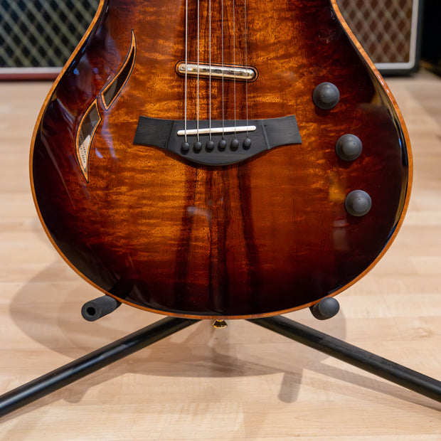 Taylor Guitars T5z Custom Hawaiian Koa Top Electric-Acoustic Guitar w/ Deluxe Hardshell Brown Case