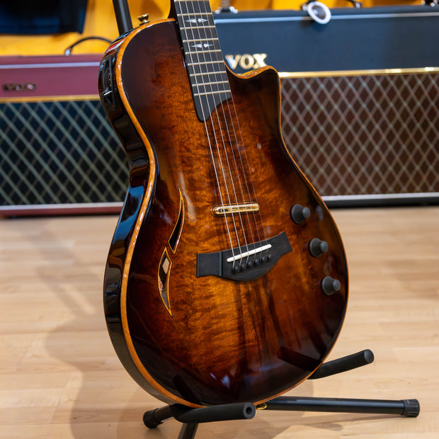 Taylor Guitars T5z Custom Hawaiian Koa Top Electric-Acoustic Guitar w/ Deluxe Hardshell Brown Case