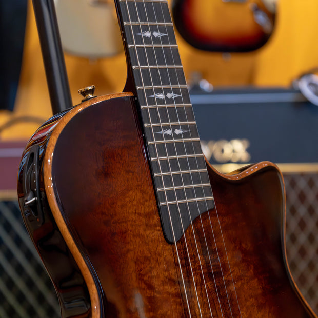 Taylor Guitars T5z Custom Hawaiian Koa Top Electric-Acoustic Guitar w/ Deluxe Hardshell Brown Case