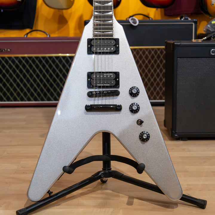 Gibson Dave Mustaine Flying V Explorer (Silver Metallic) DSVX00SMBH