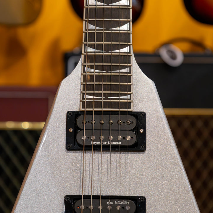 Gibson Dave Mustaine Flying V Explorer (Silver Metallic) DSVX00SMBH