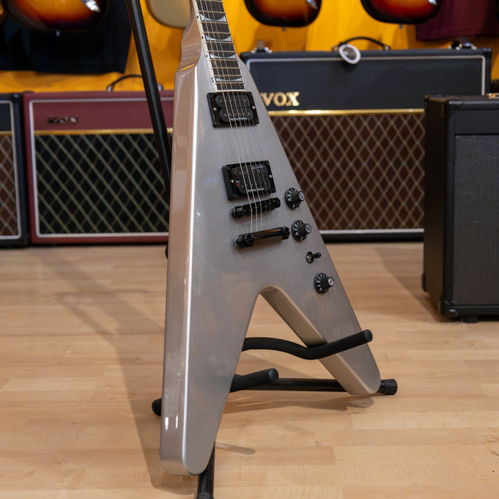 Gibson Dave Mustaine Flying V Explorer (Silver Metallic) DSVX00SMBH