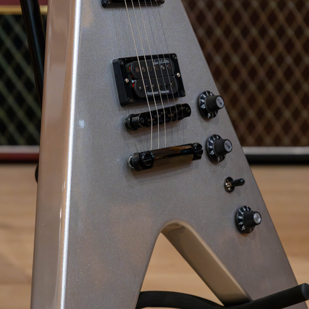 Gibson Dave Mustaine Flying V Explorer (Silver Metallic) DSVX00SMBH