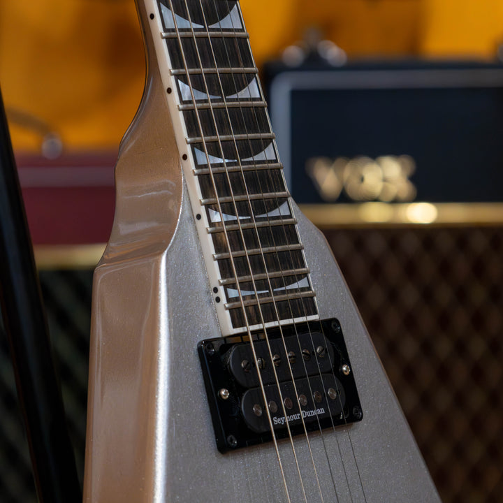 Gibson Dave Mustaine Flying V Explorer (Silver Metallic) DSVX00SMBH