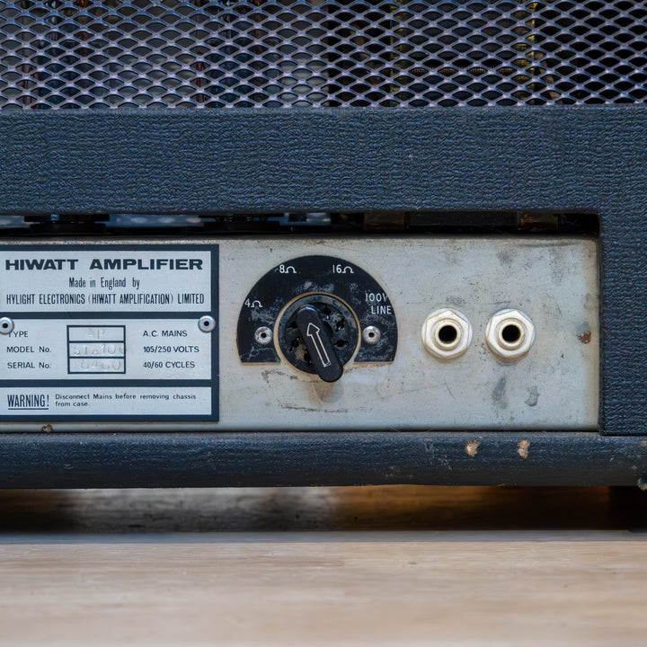 Hiwatt 1974 Custom Slave 100 (STA-100)  Amp Head VINTAGE & RARE - USED