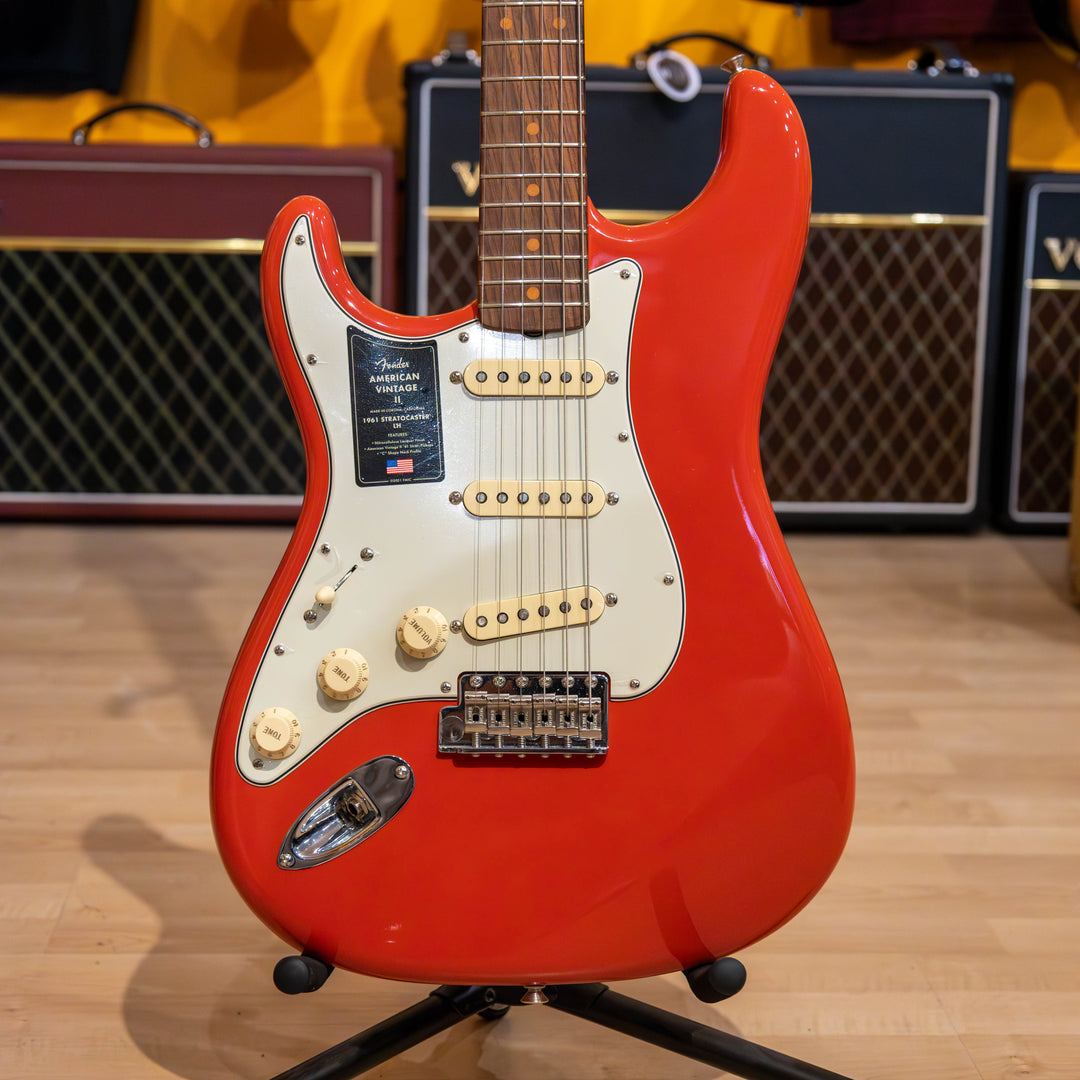 Fender American Vintage II '61 Stratocaster (Fiesta Red) Electric Guitar - Left Hand
