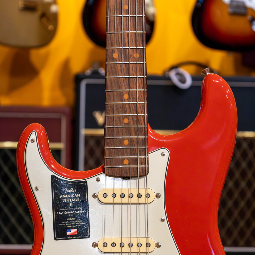 Fender American Vintage II '61 Stratocaster (Fiesta Red) Electric Guitar - Left Hand