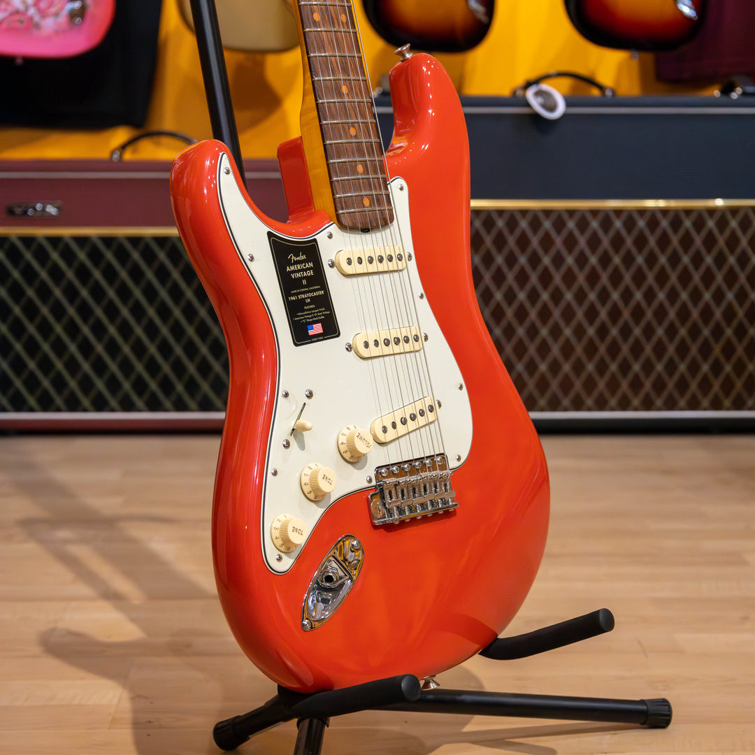 Fender American Vintage II '61 Stratocaster (Fiesta Red) Electric Guitar - Left Hand