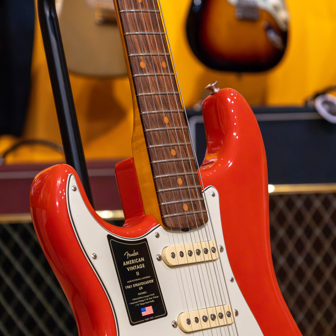 Fender American Vintage II '61 Stratocaster (Fiesta Red) Electric Guitar - Left Hand