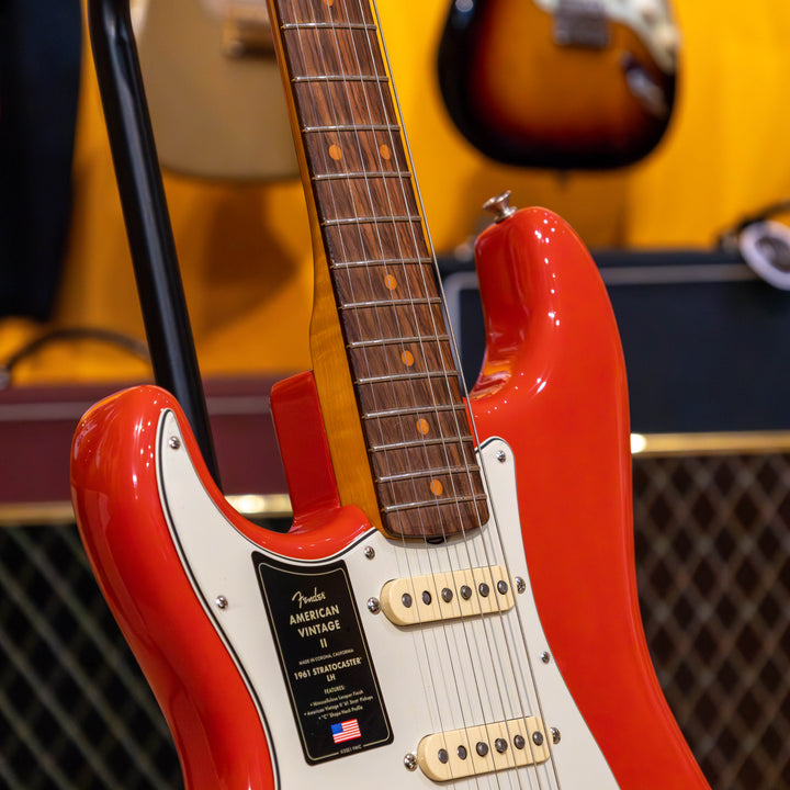 Fender American Vintage II '61 Stratocaster (Fiesta Red) Electric Guitar - Left Hand