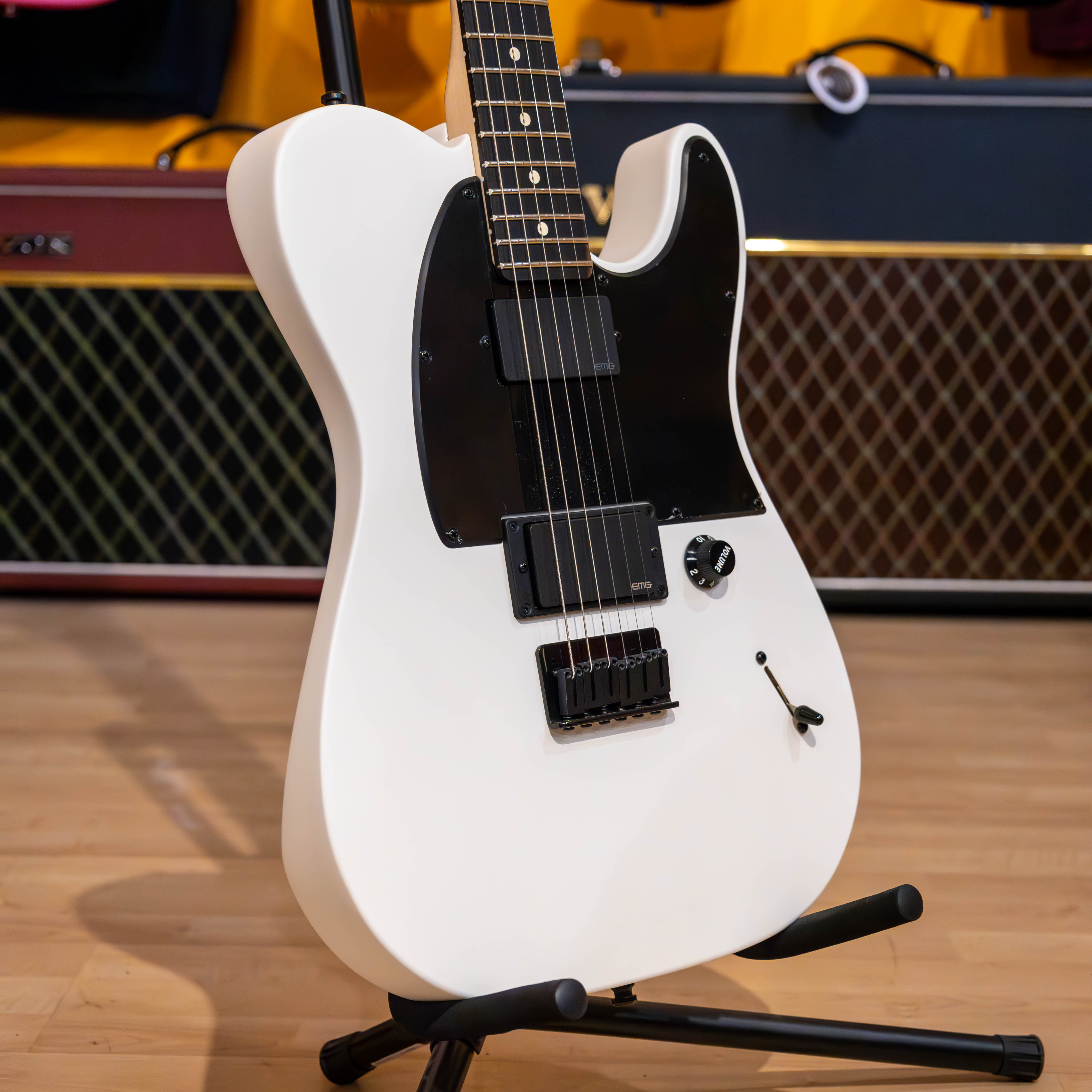 Fender Jim Root Telecaster (Flat White) Electric Guitar – Music