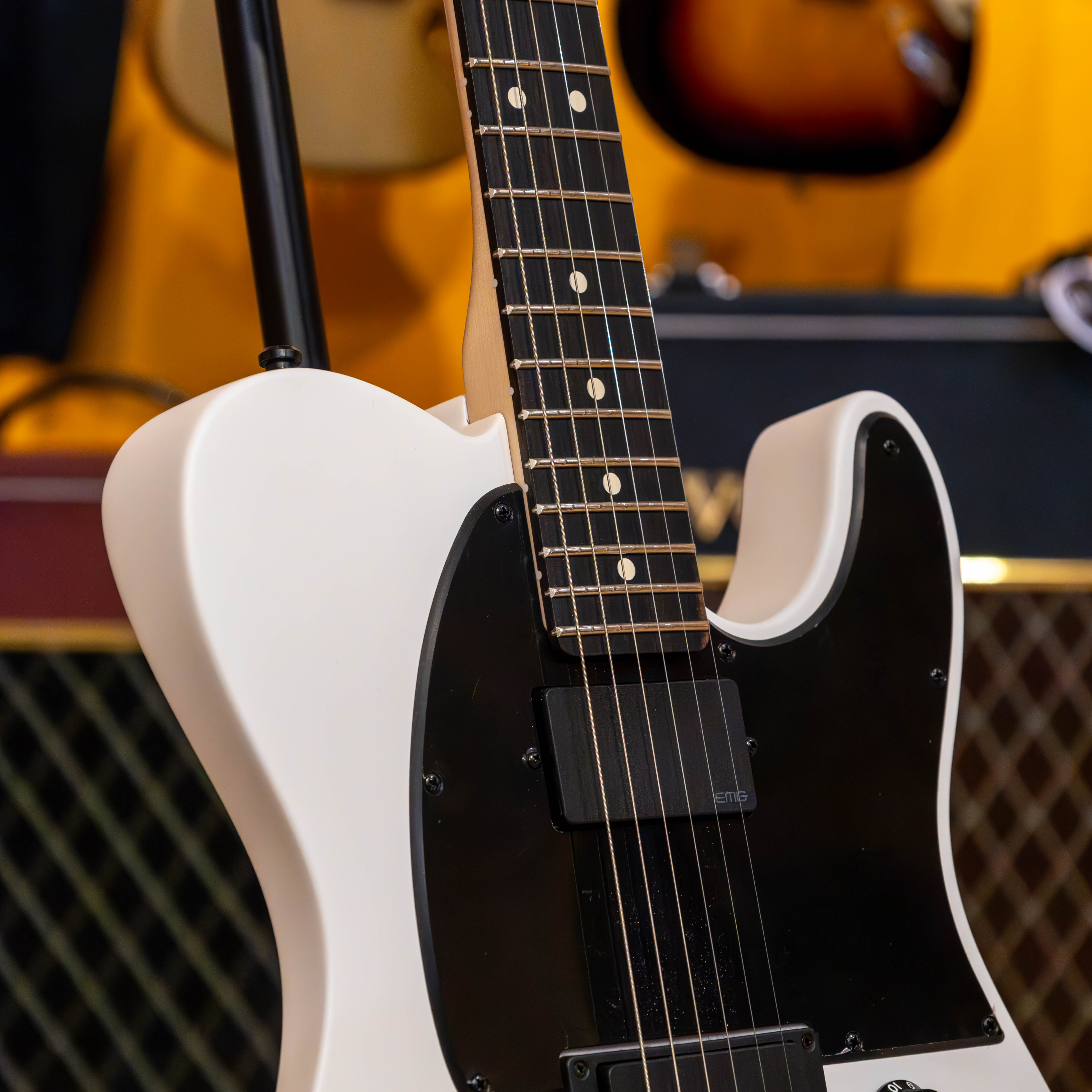 Fender Jim Root Telecaster (Flat White) Electric Guitar – Music