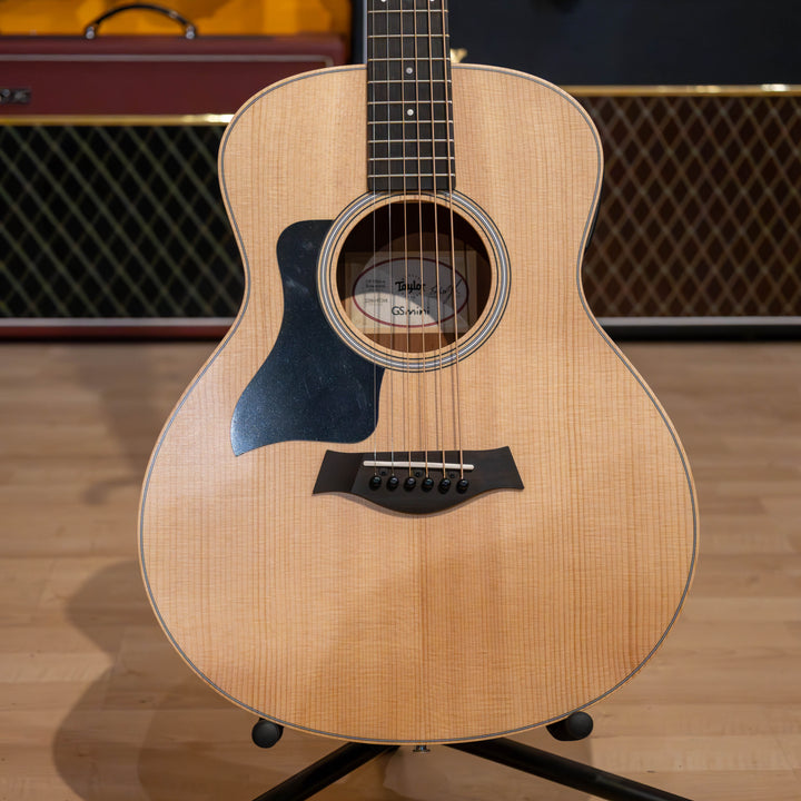 Taylor Guitars GS Mini Rosewood LH, Travel & Small-Body Guitars, West African Crelicam Ebony Fretboard,  ES-B Electronics with Gig Bag - Left Handed