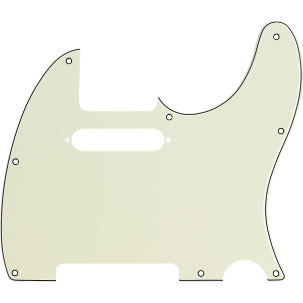 Fender 8-Hole Mount Multi-Ply Telecaster Pickguards - Mint Green