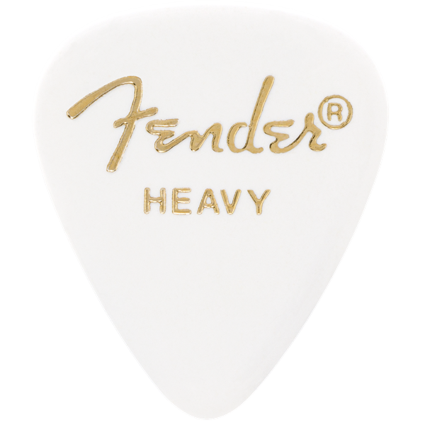 Fender 351 Shape Premium Picks -12 Count Pack - White