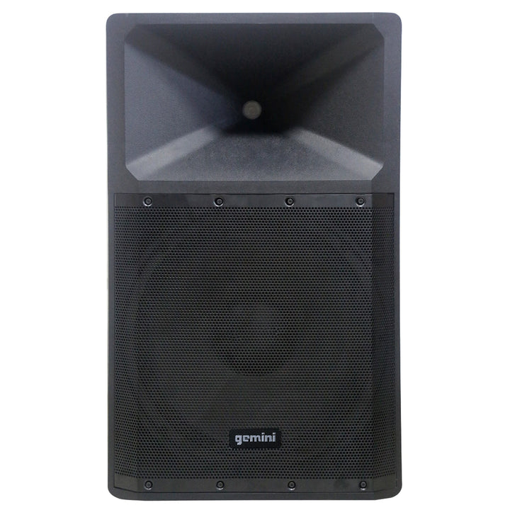 Gemini GSP-2200 Bluetooth PA Speaker w/ 3-Channel Mixer - 15”