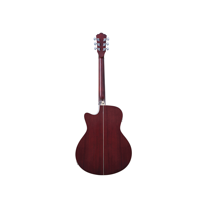 Washburn DFBACEA Deep Forest Grand Auditorium Cutaway, Poplar Burl Top, Okoume Back & Sides, Amber Fade Gloss