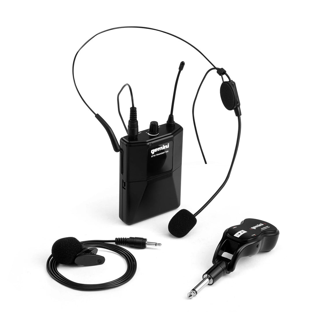 Gemini GMU-HSL100 UHF Wireless Microphone System - Hands Free (Lav / Headset)