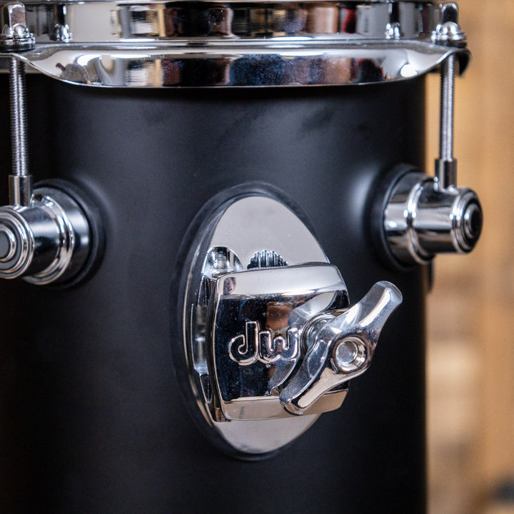 DW Design Series Rata Tom 10x6 Acrylic - Satin Black Acrylic