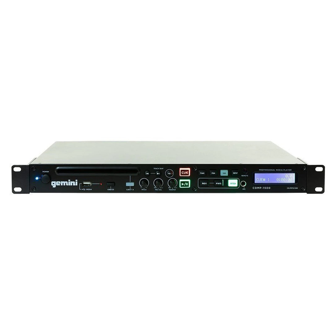 Gemini CDMP-1500 Single 1U CD / MP3 / USB Player w/ Remote