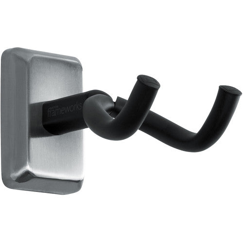 Gator GFW-GTR-HNGRSCH GFW Guitar Wall Hanger w Satin Chrome Finish