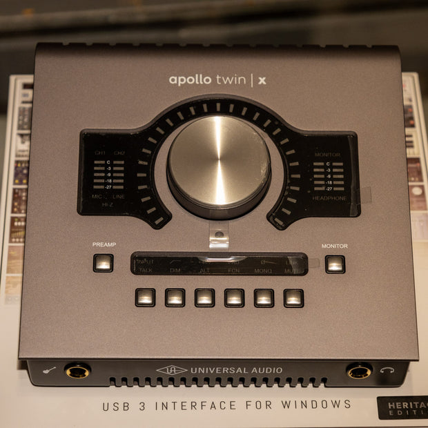 Universal Audio Apollo Twin X USB Heritage Edition Processing (Win) (D –  Music City Canada
