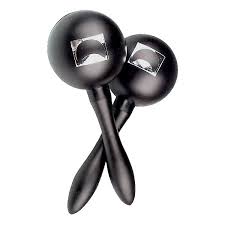 Rhythm Tech Black Fibre Maracas - Large