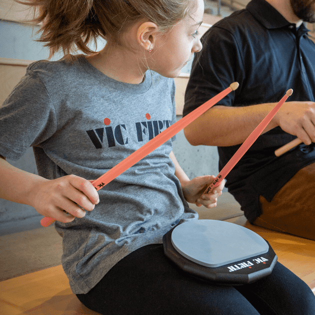 Vic Firth KIDSPINK Kidsticks w./pink finish Sticks for Kids 3-8