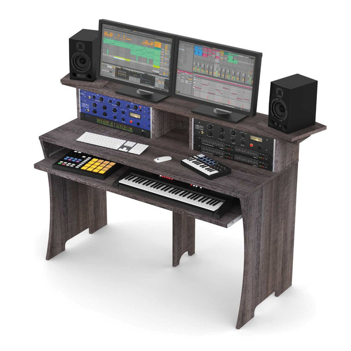 Glorious Workbench Studio Workstation Desk - Driftwood