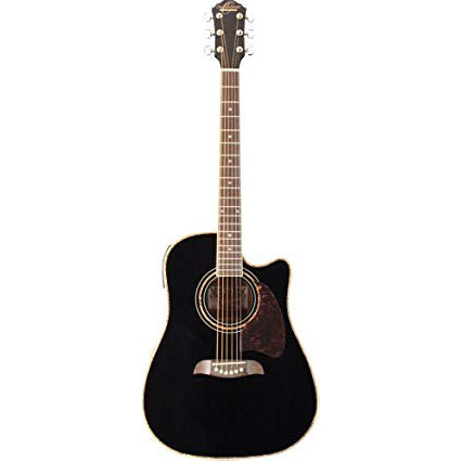 Oscar Schmidt OG2CEB-A Acoustic Guitar Dreadnought Black