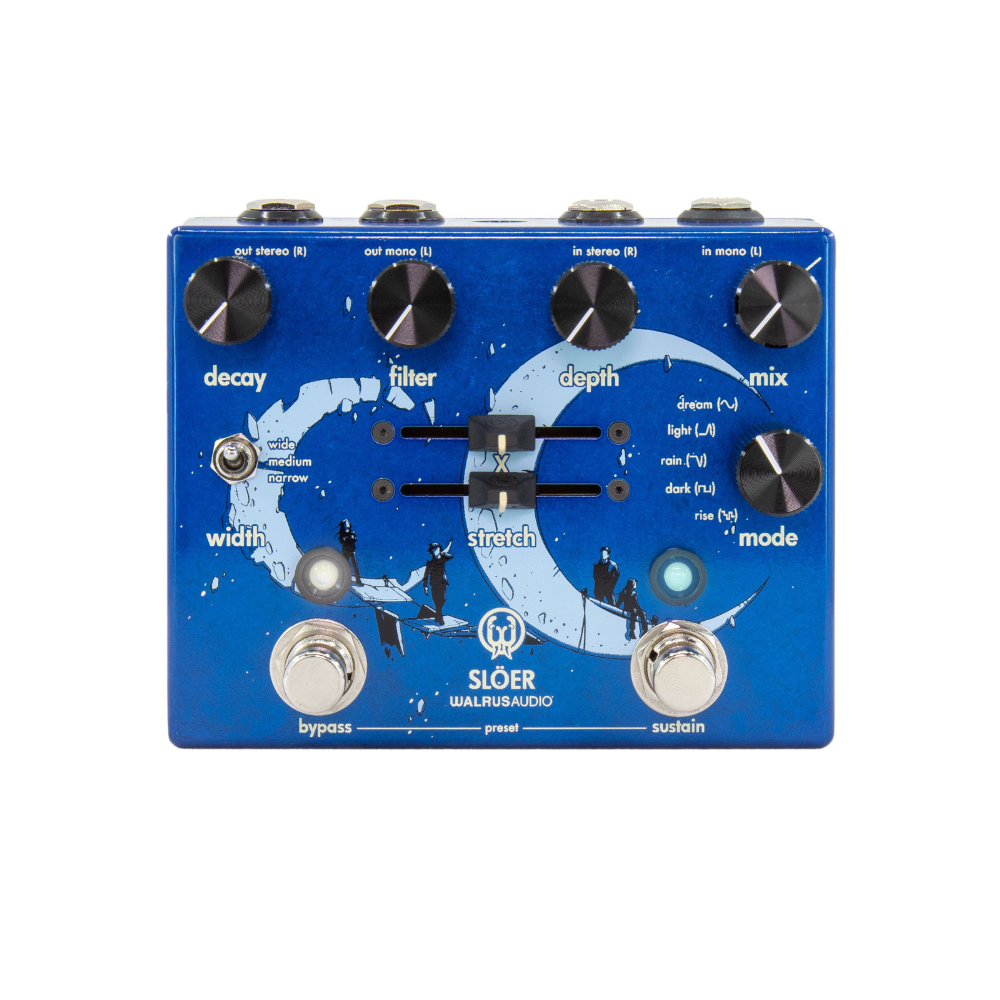 Walrus Audio SLÖER Stereo Ambient Reverb - Blue